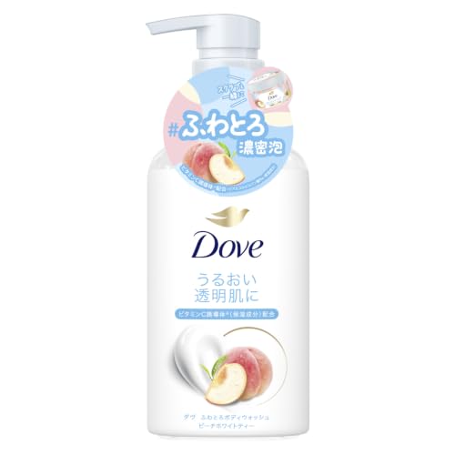 Dove(ダヴ) ボディソープ ふわとろボディウォッシュ ピーチホワイトティー (ボディウォッシュ) ポンプ 450g