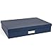 Bigso 934156941 Sverker Document Storage Box, Blue