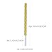 Quotidian Gold Glitter Rhinestone Paper Bling Sticks 6