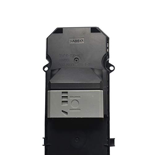 Beneges Master Power Window Switch Compatible with 2008-2011 Honda Accord Front Left Driver Side Control Switch 35750-TA0-A02 35750-TB0-H01 35750-TBD-H13