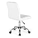 EdgeMod Polox Task Chair in Vegan Leather, White