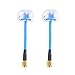 2pcs Newest Aomway 5.8G 3DBi 4 Leaf Clover Antenna RX SMA Male with Protective Covering for FPV Multicopter TX/RX