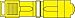 3M Scotchlok T-Tap Nylon Insulated Self-Stripping Female QuickSlide 953X Disconnect 12-10 AWG (Yellow) - 100 Pieces