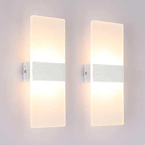 de pared interior 12w moderna apliques
