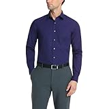 Van Heusen Mens Poplin Fitted Solid Point Collar MNS Dress Shirt Fitted  Poplin Solid, Color Persian Blue, Size 16 Neck 32"-33" Sleeve (L) price in  UAE | Amazon UAE | kanbkam