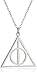 Harry Potter Silver Plated Deathly Hollows Symbol Pendant Necklace