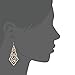 D EXCEED Women's Chandelier Drop Earrings Gift Wrapped Fashion Gold Cutout Tiered Dangle Drop Earrings Rose Gold