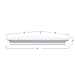 AHDECOR White Corner Shelves, Stylish Wall Mounted Corner Shelf for Space-Saving Storage in Living Room, Bedroom, and Office, Set of 2