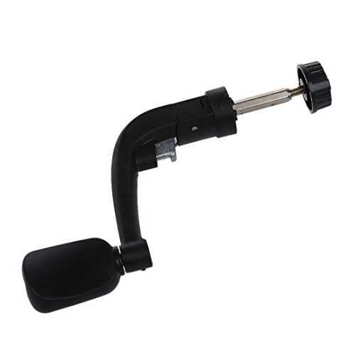 Fishing Spinning Reel Handle - TOOGOO(R) Folding Rotary Plastic Fishing Spinning Reel Handle Repair Parts Black