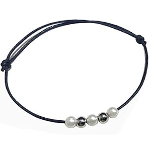 VAMA Fashions Anklets for Girls Stylish Black Thread Payal for Women Latest