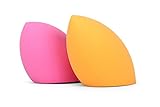 Beauty Flawless 2 Piece Makeup Blender Sponge Set Latex Free Makeup Sponge For Powder, Cream or Liquid Application