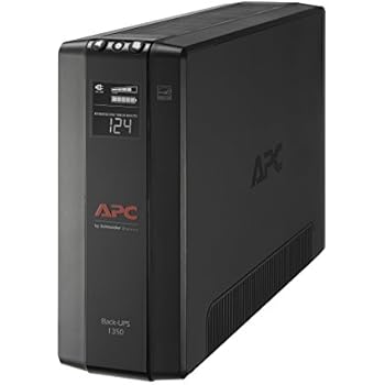 APC UPS, 1350VA Battery Backup & Surge Protector with AVR, Back-UPS Pro Uninterruptible Power Supply (BX1350M)