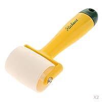 LOVIVER 2X Wallpaper Seam Roller Home Decoration Flat Hand Roller Installation Tool