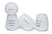 Silicone Wine Glasses (Set of 4) with Bag by Vinovita | Unbreakable Rubber Drinking Cups | Elegant with Cool Written Messages | Durable and BPA Free | Great for Outdoor Parties, Beach, Camping | 12 oz