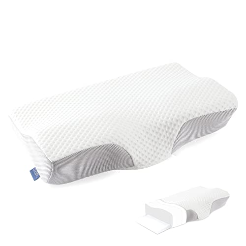 Cozyide Cervical Pillow Contour Memory Foam Pillows for Neck and Shoulder Pain Relief Adjustable