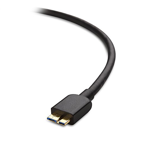 Cable Matters SuperSpeed USB 3.0 Type A to Micro-B Cable in Black 3 Feet
