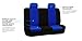 FH GROUP FH-FB050114 Flat Cloth Car Seat Covers Blue / Black Color