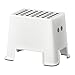 ikea Bolmen 801.595.19 Slip Resistant Step Stool, Height 12 1/4 inches, white, black