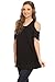 Off The Shoulder Tunic Top Cold Shoulder Top, Open Shoulder Tunic Tops for Women