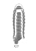 Sono by Shots America - No.36 - Stretchy Thick Penis Extension - Translucent