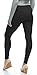 LMB High Waisted Leggings for Women Tummy Control - Extra Soft Fabric, Perfect for Lounging, Yoga, Casual and Formal wear - Black, One Size (Small - X-Large)