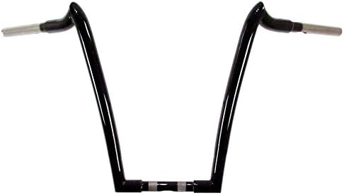 KST Kustoms Renegade 16" Gloss Black Ape Hangers for most Harley-Davidson Road Glide, Road King, Softail, and Dyna models - KST-R-16-HGB