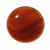 Carnelian Gemstone Round Flat-Back Cabochons 25mm (1 Piece)