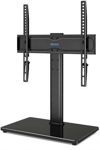 Bontec Support TV Sur Pied De 23-60 Pouces, Charge 45 Kg，Vesa 400X400 Mm