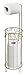 mDesign Twiggy Free Standing Toilet Paper Roll Holder for Bathroom Storage - Pearl Champagne