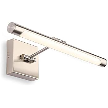 Decorative LED Metal Wall Sconces, Joosenhouse Modern Metal LED Picture Lighting Fixture Nickel Finish 16.53 inches 9W