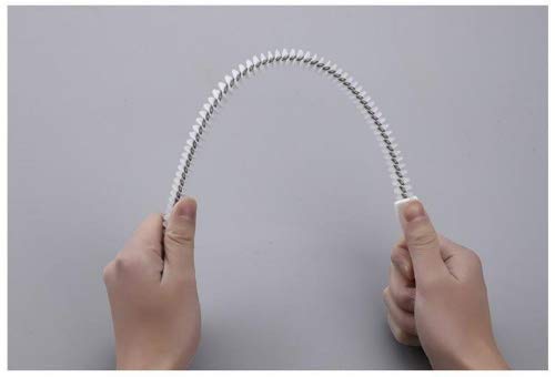 ungfu Mall 45 cm Flexible lavabo cepillo de limpieza suelo drenaje Herramienta de dragado