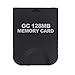 HDE 2 Pack of 128 MB Gaming Memory Cards for Nintendo Wii and Gamecube (Black)