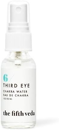 THE FIFTH VEDA Healing Chakra Water Mist 30ml for Skin and Room Spray (6/THIRD EYE - Jasmine &amp; Palo Santo)