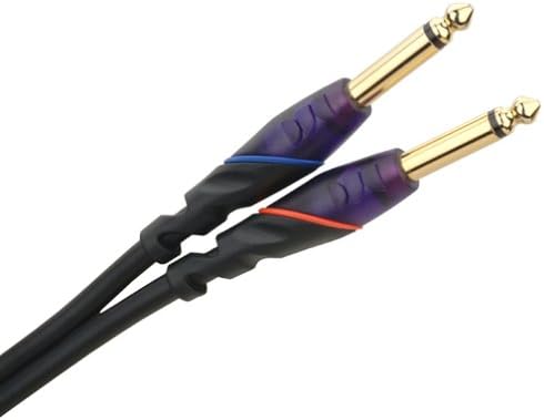 Monster Cable M DJ-M-4M Pair Of 4 Meter DJ Cables(1/4" To 1/4")