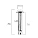 Yasorn 5-Pack Stainless Steel External Hex Expansion Bolt M8x60mm