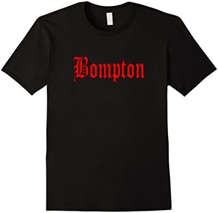Mens Bompton Old English Tee Medium Black