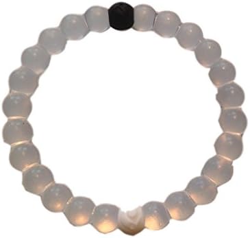 Trendy White/Clear Silicone Bracelet