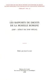 Les  rapports de droits de la Moselle romane