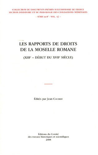 Les  rapports de droits de la Moselle romane