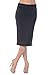 Womens Midi Mid Long Below Knee Pencil Skirt Made in USA