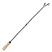 Sunnydaze 32-Inch Steel Fire Pit Poker with Wood Handle - for Indoor and Outdoor Use