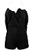 COCOSHIP Black & White Striped Plus Size Vintage Sailor Pin Up Swimsuit One Piece Skirtini Cover Up Beachwear XXXXL(US18)