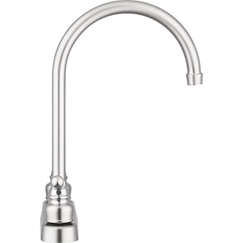 Pacific Bay Lynden Modern High Arc Kitchen Sink Faucet Metallic