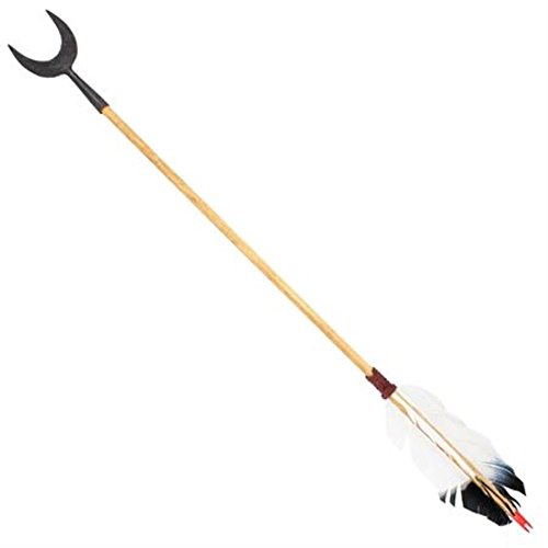 Indigenous Tribesman Peasants Fork Iron Hand Forged Rope Cutter Replica Medieval Arrowhead - Image 5