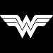 NI227 **2 Pack** Wonder Woman Decal Sticker for Car Window, Laptop, Motorcycle, Walls, Mirror and More (2