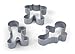 Genuine Fred ABC (Already Been Chewed) Cookie Cutters, Set of 3