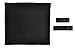 M Like Mama Women's Maternity Fit Bamboo Belly Bands and Waist Extenders for All Stages of Pregnancy, 3 Items, Black, Small