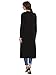 Verdusa Women's Long Sleeve Open Front Long Maxi Cardigan Longline Duster Coat Black L