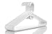Made in USA Super Heavy Duty Plastic Clothes Hangers – Bulk Pack of 20, 30, 50, 100 – Strong Closet and Coat Hangers (36pk White)
