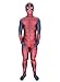 Hoosen Unisex Lycra Zentai Halloween Cosplay Costumes Kids 3D Style, Red/Black, Medium